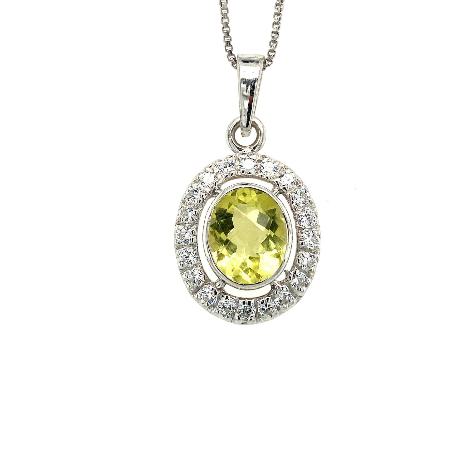 Lemon Topaz Gemstone Necklace In .925 Sterling Silver SN-1011 – Online  Gemstone & Jewelry Store By Gehna Jaipur